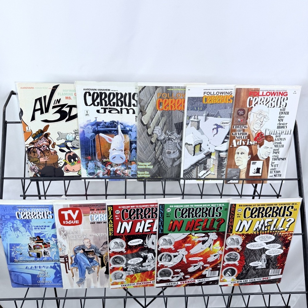 Cerebus in Hell 1‎ 3-4. Following 2 4-7, Jam 1 and AV 3D Lot Dave Sim